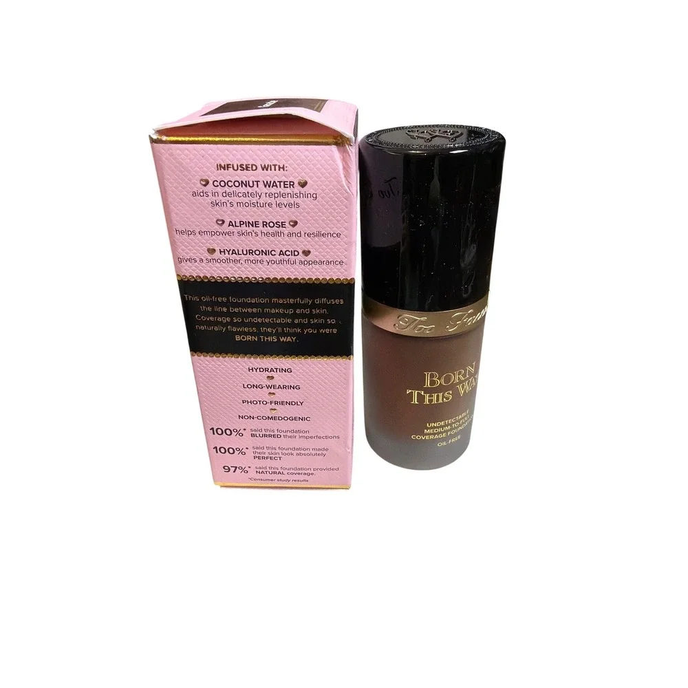 Too Faced Born This Way Foundation Ganache Medium‎ to Full Coverage 1oz New Box